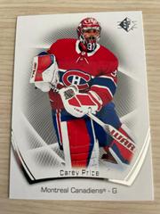 Carey Price Hockey Cards 2021 SP Prices