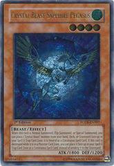 Crystal Beast Sapphire Pegasus [Ultimate Rare 1st Edition] YuGiOh Force of the Breaker Prices