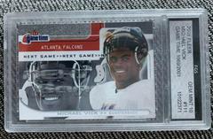 Michael Vick Football Cards 2001 Fleer Game Time Prices