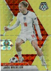 Jack Grealish [Gold Fluorescent Mosaic] #109 Soccer Cards 2021 Panini Mosaic UEFA Euro 2020 Prices