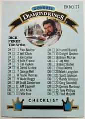 Checklist 1-26 [Diamond Kings] Baseball Cards 1991 Donruss Prices