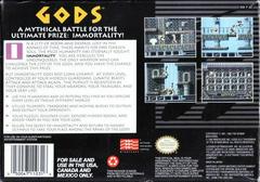 Gods - Back | Gods Super Nintendo