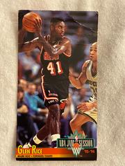 Glen Rica Basketball Cards 1993 Fleer Jam Session Prices