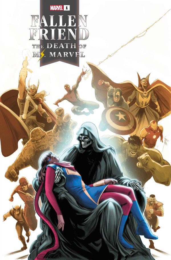 Fallen Friend: The Death of Ms. Marvel [Carnero] #1 (2023) Comic Books Fallen Friend: The Death of Ms. Marvel