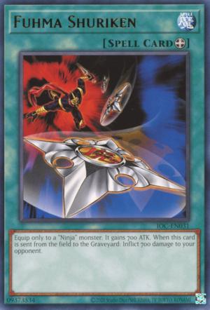 Fuhma Shuriken IOC-EN031 YuGiOh Invasion of Chaos: 25th Anniversary