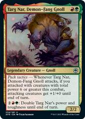 Targ Nar, Demon-Fang Gnoll [Foil] Magic Adventures in the Forgotten Realms Prices