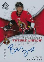 Brian Lee [Autograph] #236 Hockey Cards 2008 SP Authentic Prices