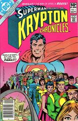 Krypton Chronicles [Newsstand] #1 (1981) Comic Books Krypton Chronicles Prices