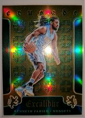 Kenneth Faried [Green] #98 Basketball Cards 2015 Panini Excalibur Crusade Prices