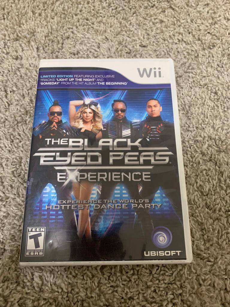 Black Eyed Peas Experience Item, Box, and Manual Wii