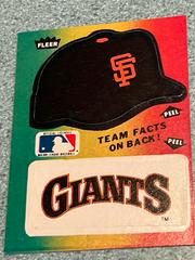 San Francisco Giants Baseball Cards 1987 Fleer Team Stickers Prices