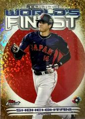Shohei Ohtani [Gold Mini Diamond] Baseball Cards 2023 Topps Finest 2000 World's Prices