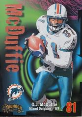 O.J. McDuffie Football Cards 1998 Skybox Thunder Prices
