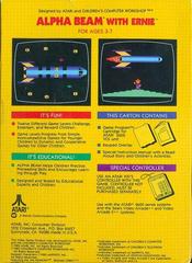 Alpha Beam With Ernie - Back | Alpha Beam with Ernie Atari 2600