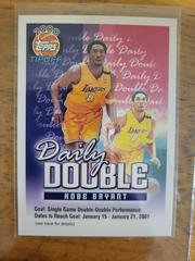 Kobe Bryant Basketball Cards 2000 Topps Tip-Off Daily Double Prices