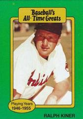 Ralph Kiner Baseball Cards 1987 Hygrade All Time Greats Prices