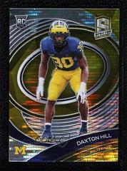 Daxton Hill [Gold] #4 Football Cards 2022 Panini Chronicles Draft Picks Spectra Prices