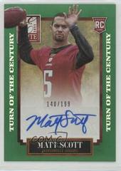 Matt Scott [Turn of the Century Autograph] Football Cards 2013 Panini Elite Prices