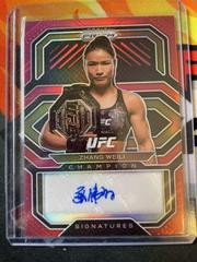 Zhang Weili [Red] Ufc Cards 2021 Panini Prizm UFC Champion Signatures Prices