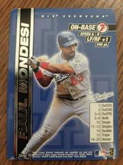 Raul Mondesi Baseball Cards 2001 MLB Showdown Prices