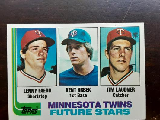 Twins Future Stars [Faedo, Hrbek, Laudner] #766 photo