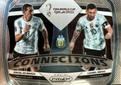 Angel Di Maria, Lionel Messi #1 Soccer Cards 2022 Panini Prizm World Cup Connections Prices