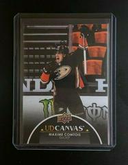 Maxime Comtois [Black] Hockey Cards 2021 Upper Deck UD Canvas Prices