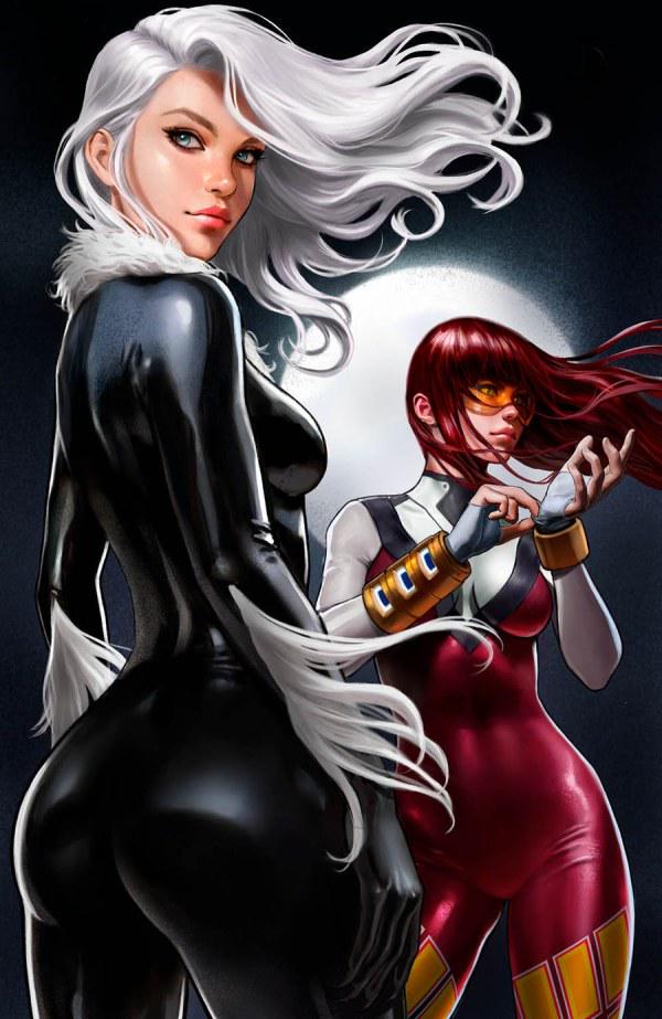 Jackpot and Black Cat [Talavera Virgin] #1 (2024) Comic Books Jackpot and Black Cat