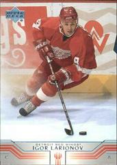 Igor Larionov #291 Hockey Cards 2001 Upper Deck Prices