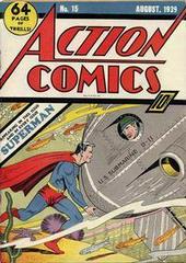 Action Comics #15 (1939) Comic Books Action Comics Prices
