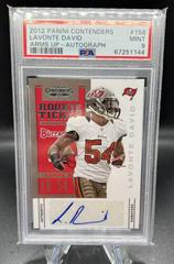 Lavonte David [Arms Up Autograph Playoff Ticket] Football Cards 2012 Panini Contenders Prices