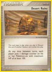 Desert Ruins #88 Pokemon Hidden Legends Prices