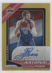Ivica Zubac [Gold] #NPS-IVZ Basketball Cards 2020 Panini Chronicles National Pride Signatures Prices