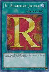 R - Righteous Justice [1st Edition] RYMP-EN025 YuGiOh Ra Yellow Mega Pack Prices