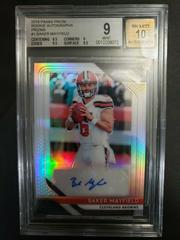 Baker Mayfield #1 Football Cards 2018 Panini Prizm Rookie Autographs Prices
