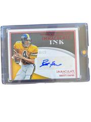 Brett Favre [Ruby] #IN-BFA Football Cards 2022 Panini Immaculate Collegiate Ink Autographs Prices
