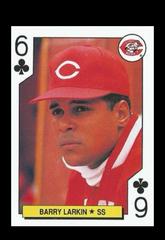 Barry Larkin [6 of Clubs] Baseball Cards 1991 U.S. Playing Card All Stars Prices