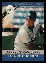 Darryl Strawberry #91-55 Baseball Cards 1991 Playball USA Prices