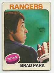 Brad Park [Trade Noted] Hockey Cards 1975 O-Pee-Chee Prices