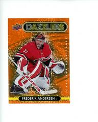 Frederik Andersen [Orange] Hockey Cards 2021 Upper Deck Dazzlers Prices