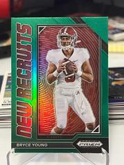 Bryce Young [Green] #NR-1 Football Cards 2023 Panini Prizm Draft Picks New Recruits Prices
