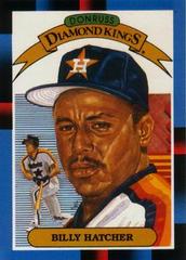 Billy Hatcher [Diamond Kings] #23 Baseball Cards 1988 Leaf Prices