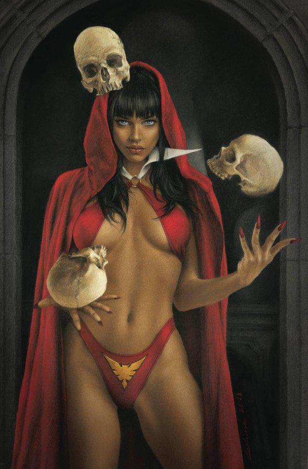 Vampirella Dracula Rage [Celina Virgin] #1 (2023) Comic Books Vampirella Dracula Rage