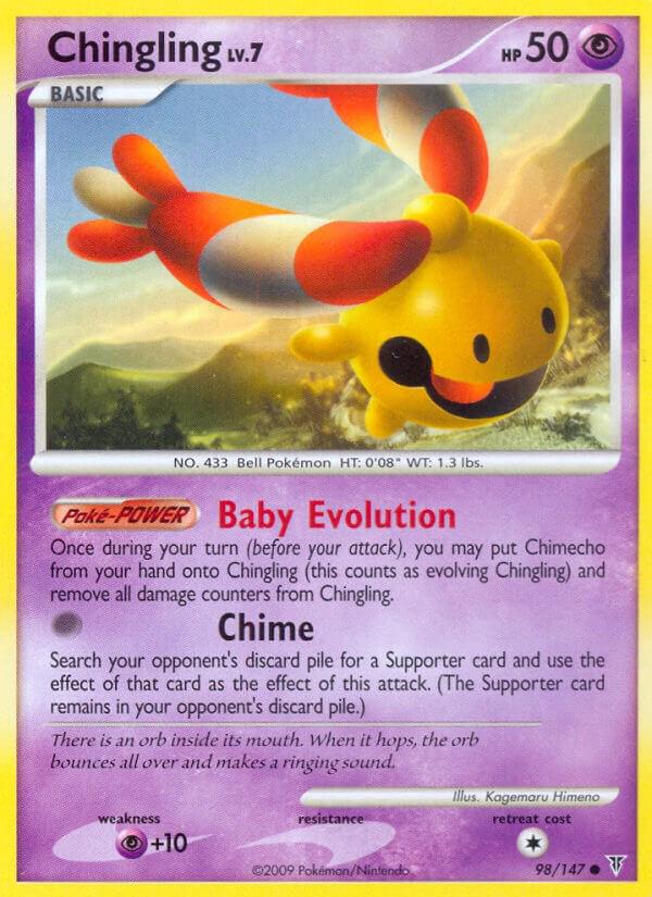 Chingling #98 Pokemon Supreme Victors