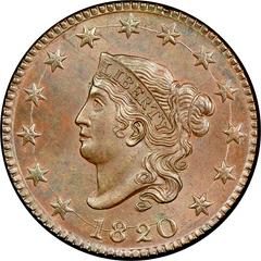 1820 Coins Coronet Head Penny Prices