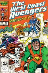 West Coast Avengers #13 (1986) Comic Books West Coast Avengers Prices