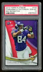 Cordarrelle Patterson [Red Refractor] Football Cards 2013 Topps Platinum Prices