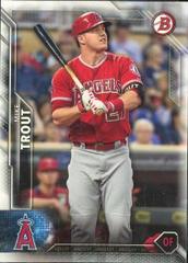 Mike Trout #1 Baseball Cards 2016 Bowman Prices