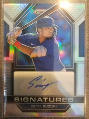 Seiya Suzuki Baseball Cards 2023 Panini Prizm Signatures Prices