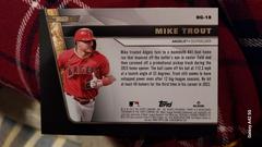 Back  | Mike Trout Baseball Cards 2023 Topps Update Black Gold